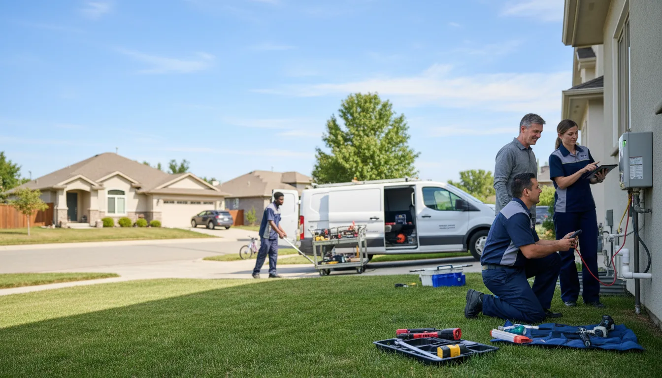 Tankless water heater service in Conroe, TX